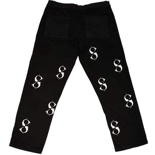 Don't Be Corrupted Denim Jeans (Black)
